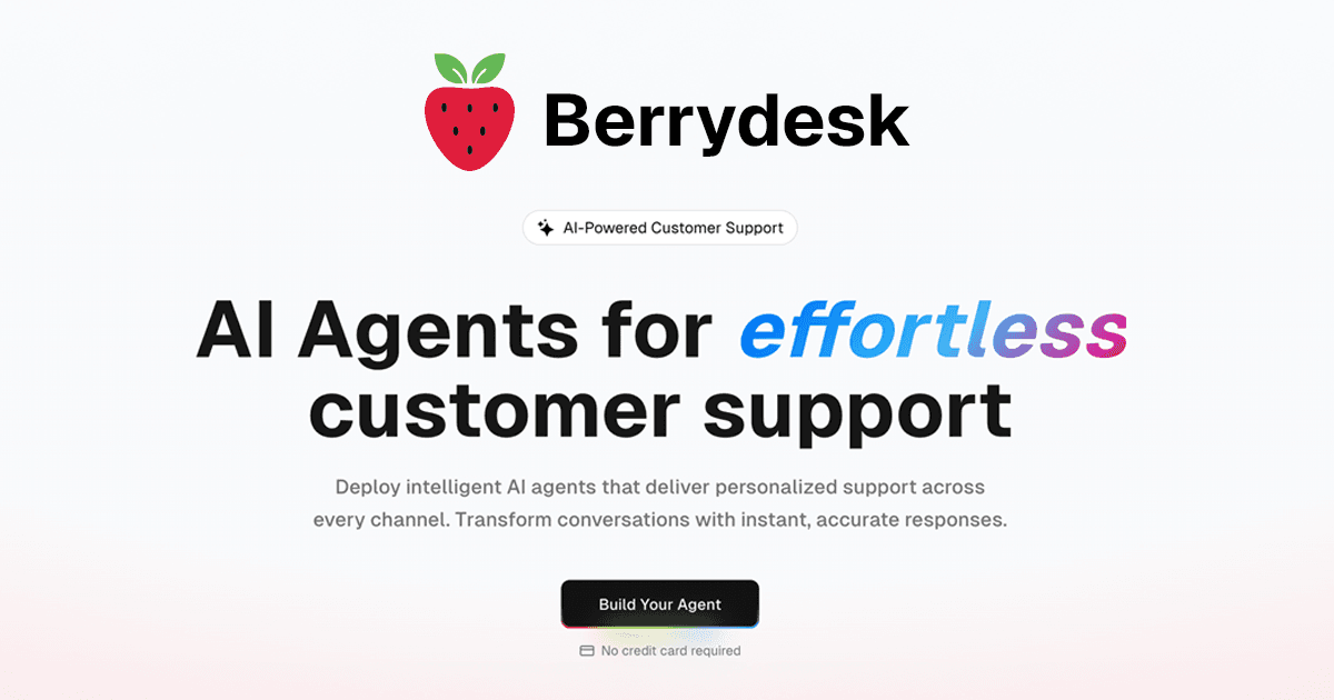 Berrydesk - AI customer support platform